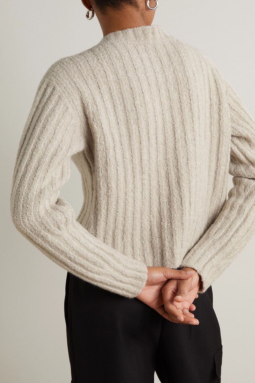 LAUREN MANOOGIAN Plush ribbed wool-blend sweater