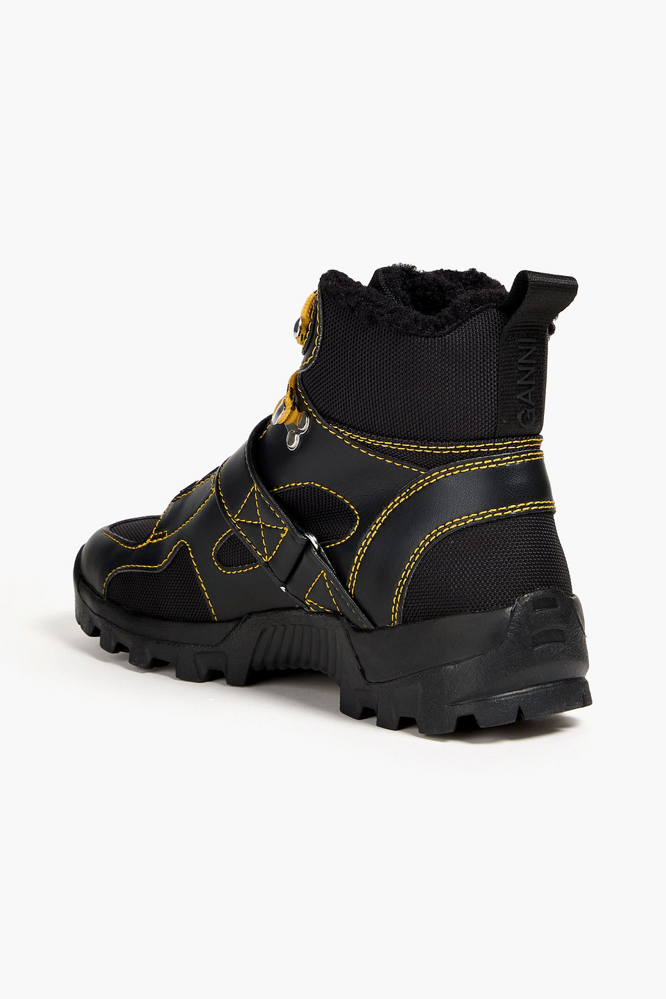 【関税込み】GANNI ブラック Performance Hiking ブーツ Ganni Black Performance Hiking Boots | ModeSens