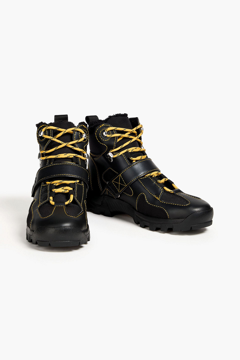 【関税込み】GANNI ブラック Performance Hiking ブーツ Ganni Black Performance Hiking Boots | ModeSens