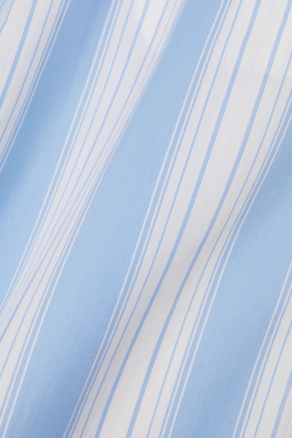 TOTEME Striped cotton and silk-blend straight-leg pants