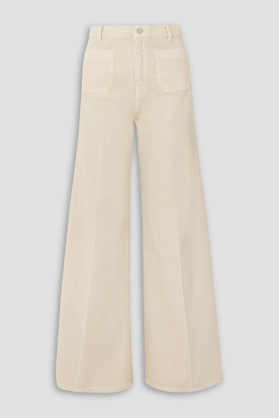 Brompton high-rise wide-leg jeans
