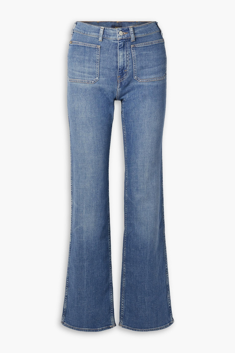 Polo Ralph Lauren Stonewash Straight-leg Jeans In Mid Denim
