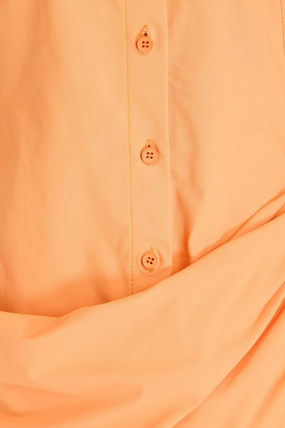 Jacquemus Orange Mini Shirt Dress La Robe Camisa In Orange