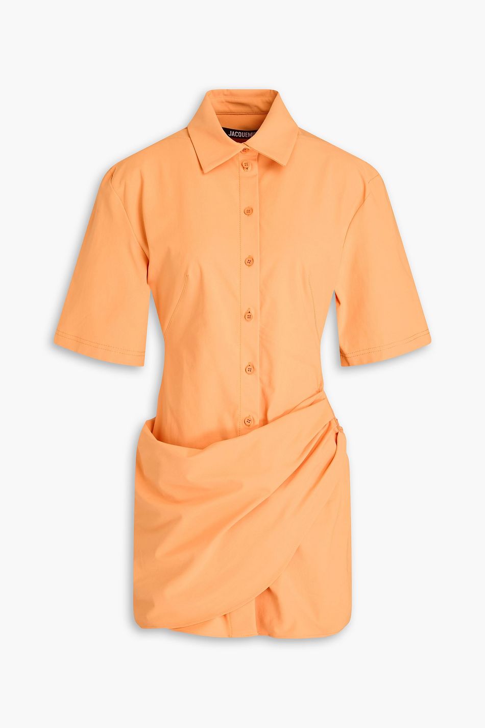 MATIN | Twill Draped Shirt