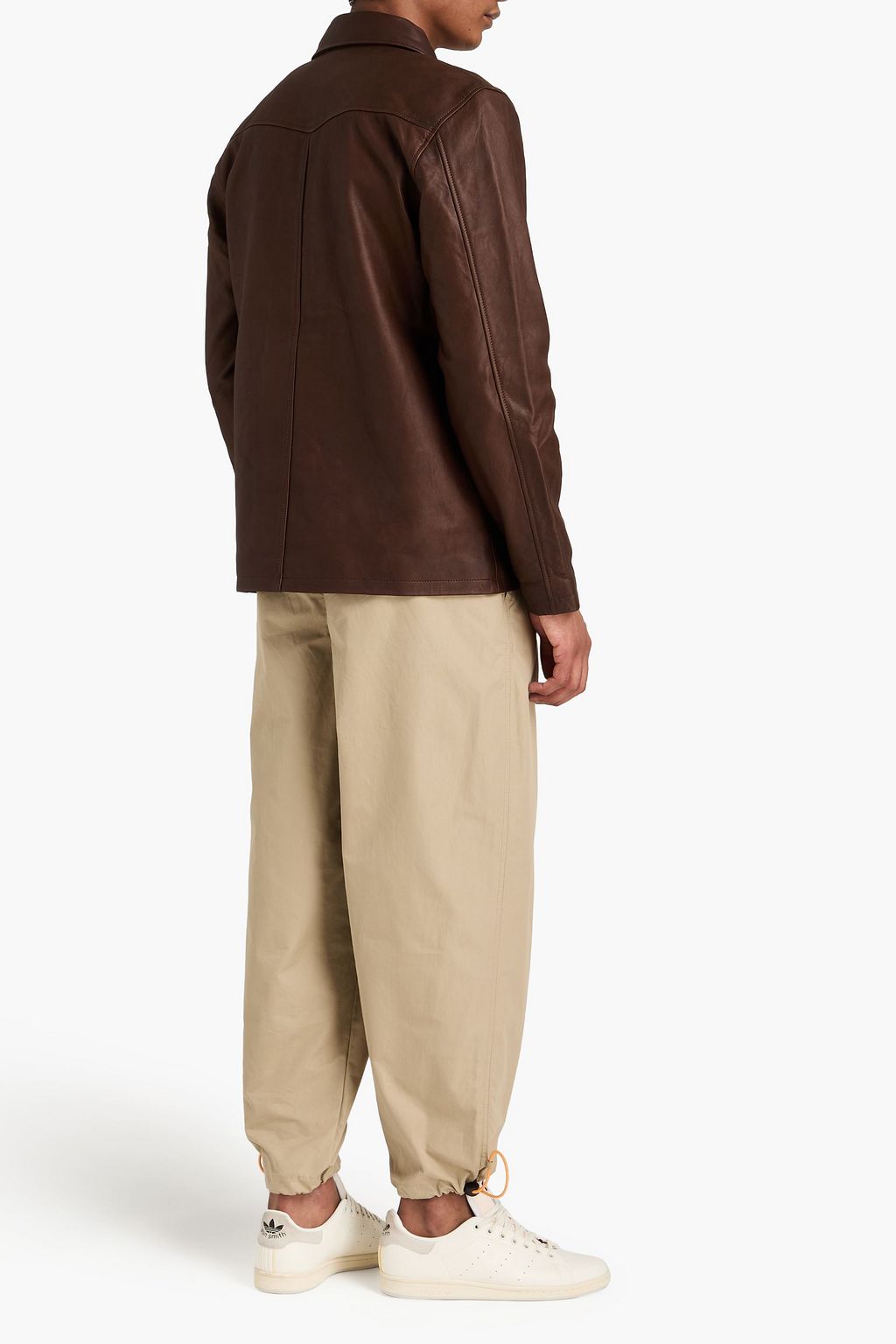 OFFICINE GÉNÉRALE Pebbled-leather jacket