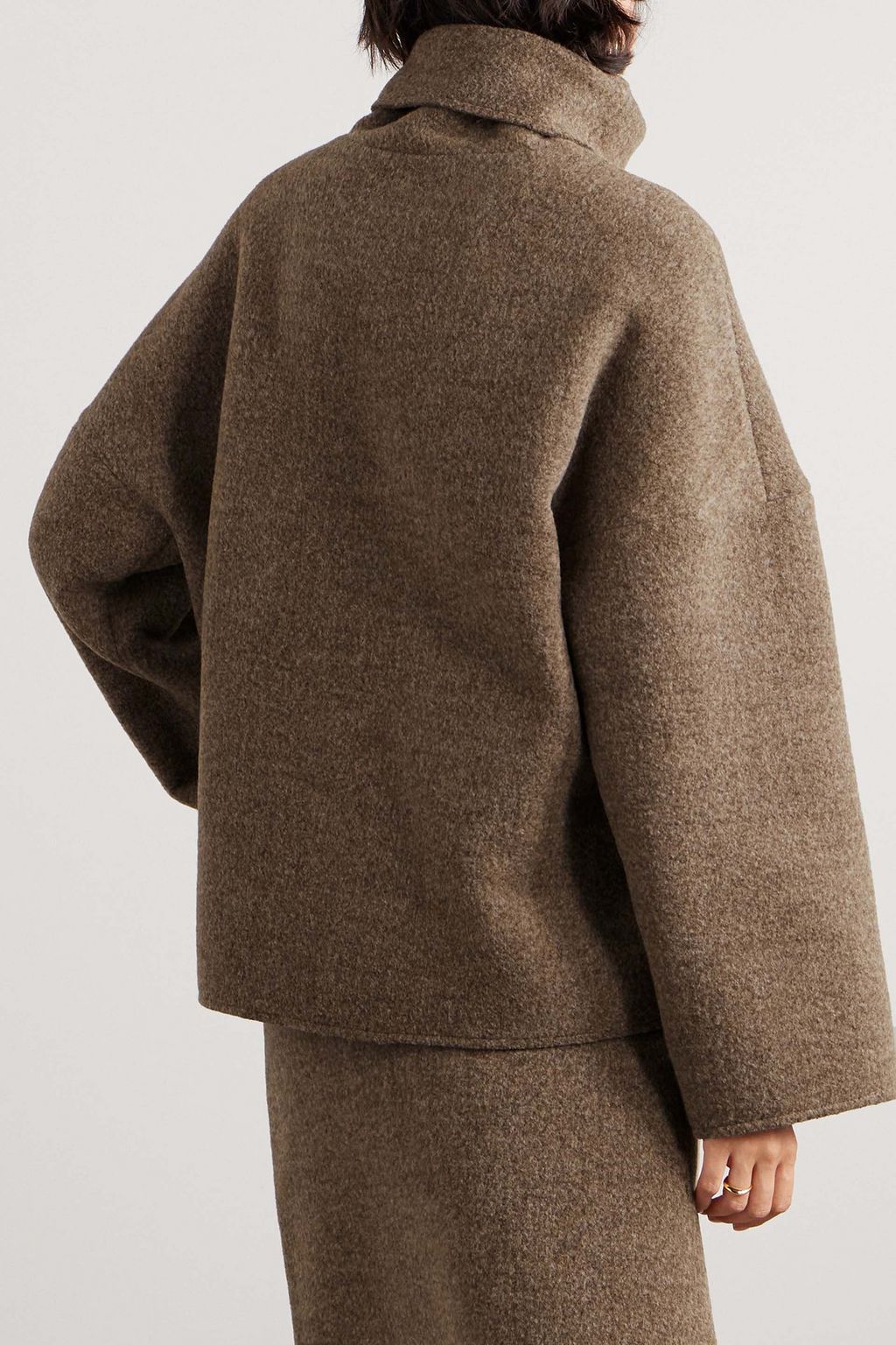 GAUCHERE Rollkragenpullover aus einer Lamawollmischung