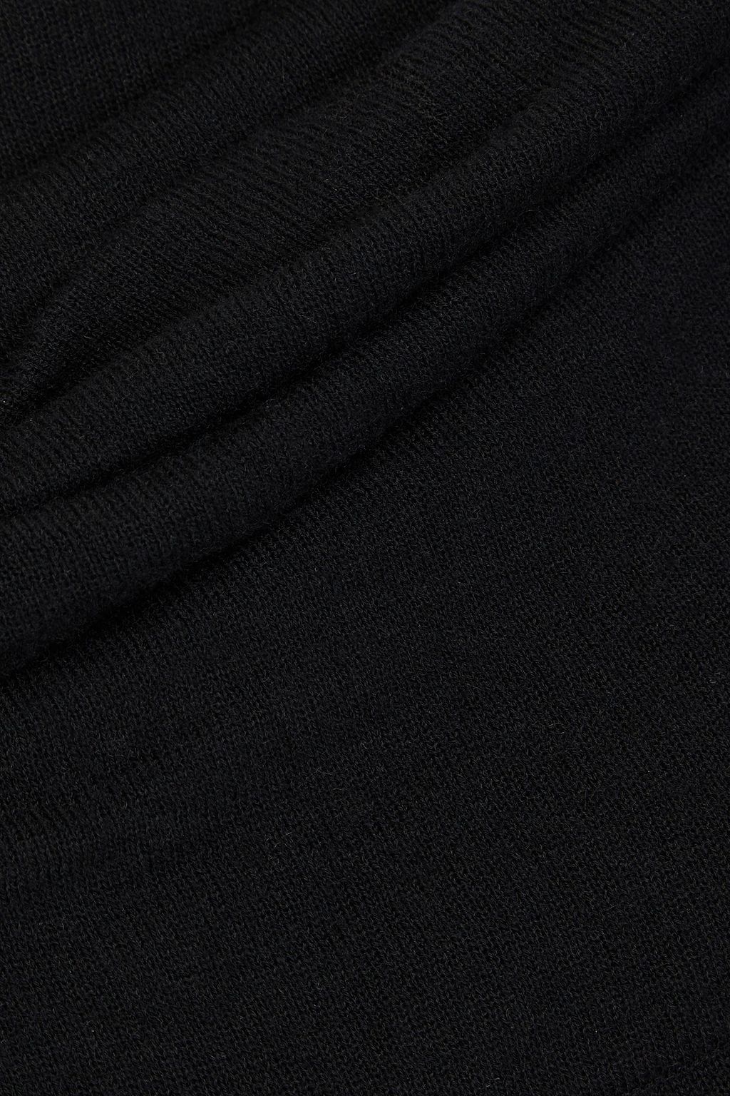 AUTUMN CASHMERE Off-the-shoulder twisted cashmere top