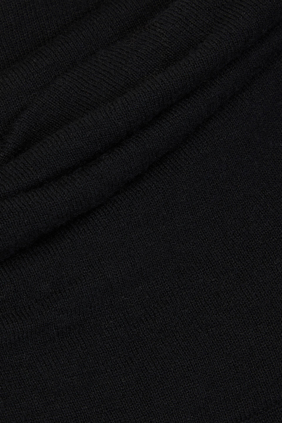 Shop Autumn Cashmere Off-the-shoulder Twisted Cashmere Top In Black