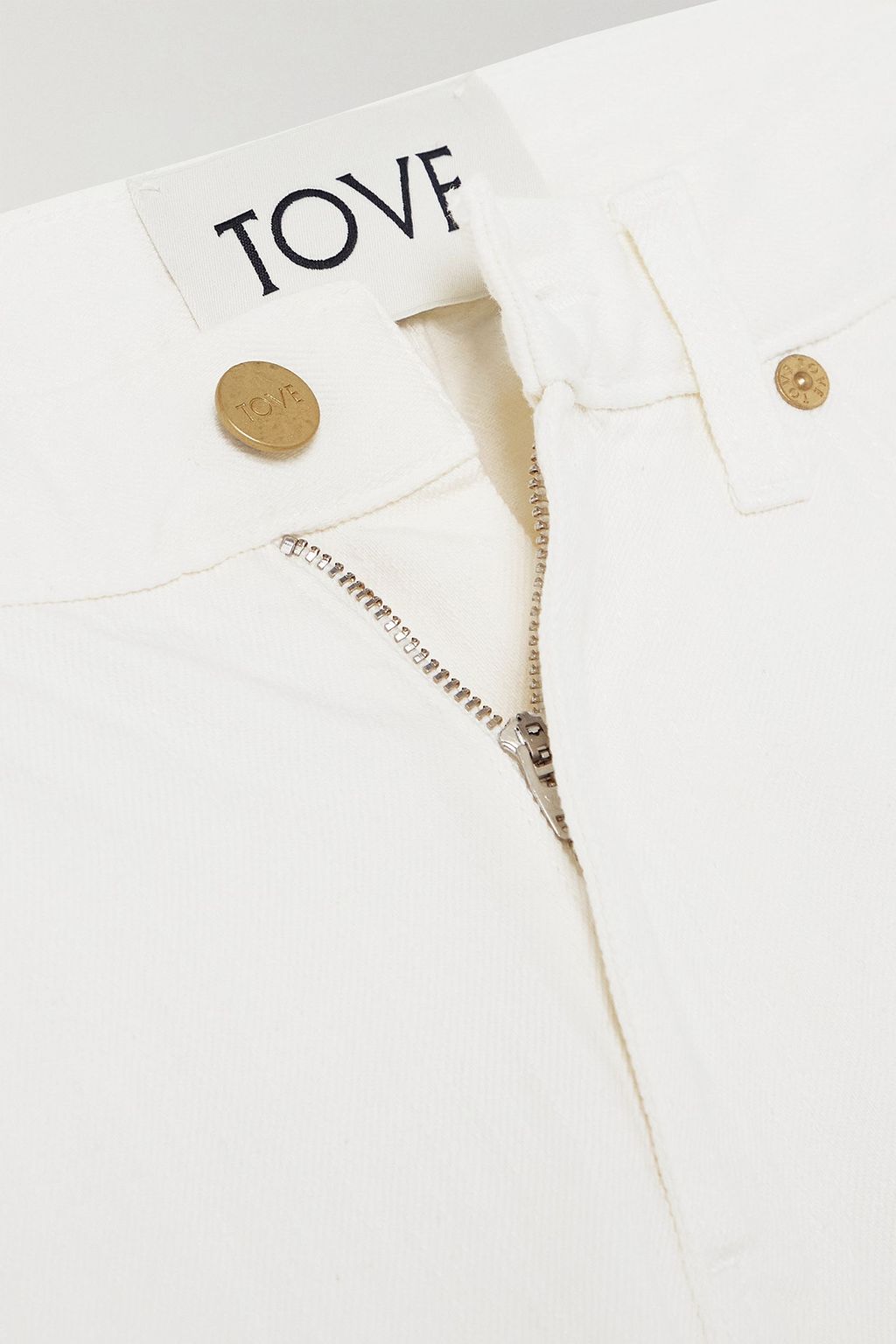 TOVE Sade high-rise tapered jeans