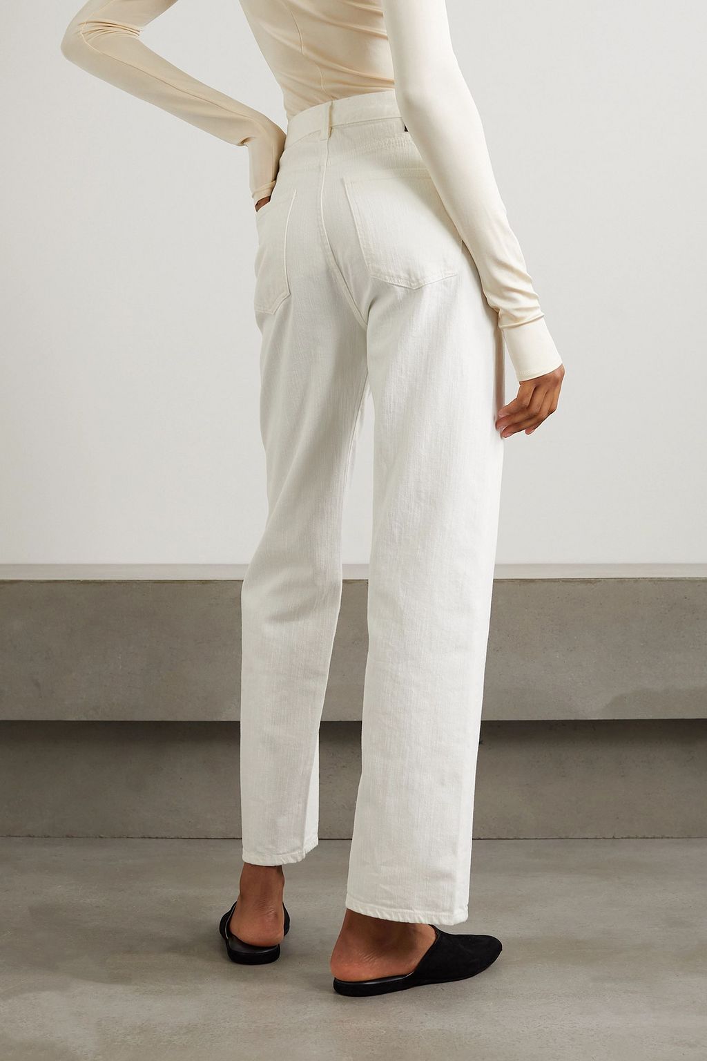 TOVE Sade high-rise tapered jeans