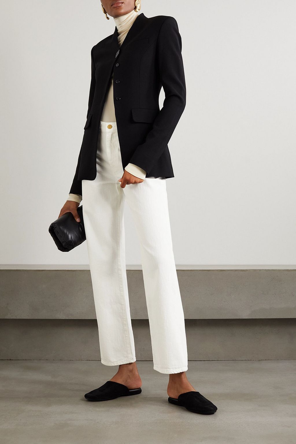 TOVE Sade high-rise tapered jeans