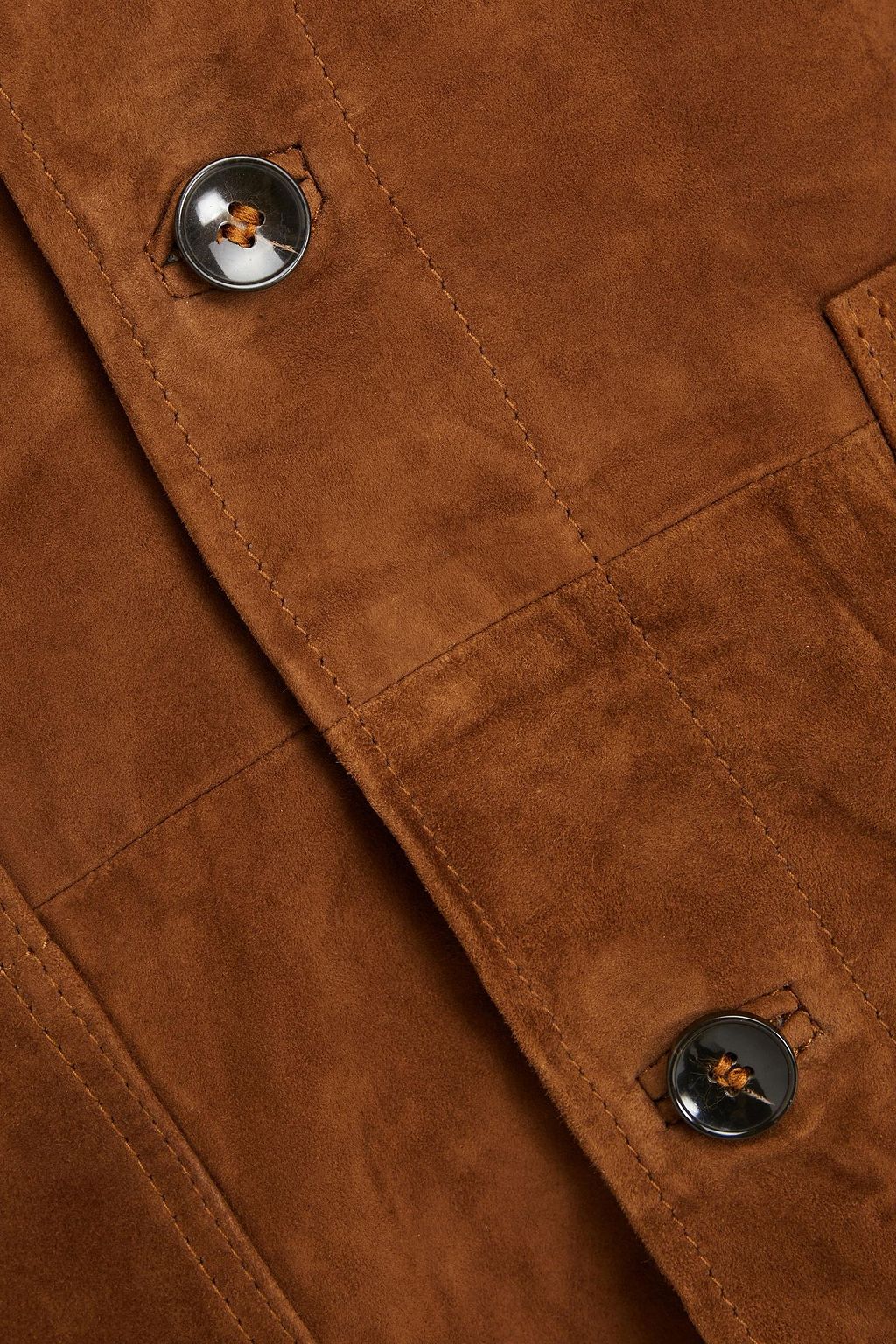 OFFICINE GÉNÉRALE جاكيت من جلد السويد