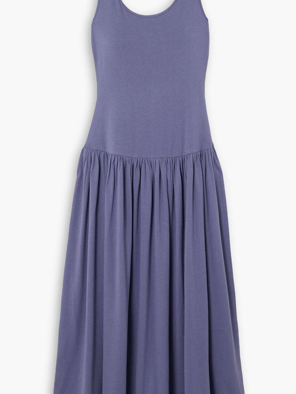 flos cotton and tencel modal-blend maxi dress