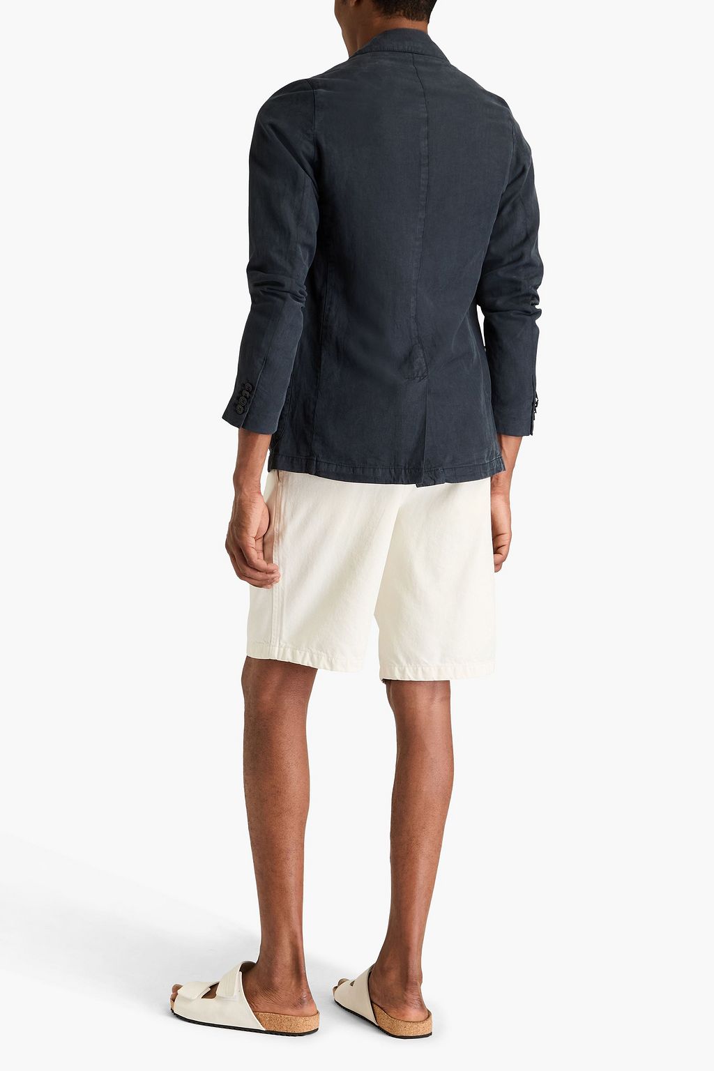 OFFICINE GÉNÉRALE クリスタル ピアス ゴールドトーン