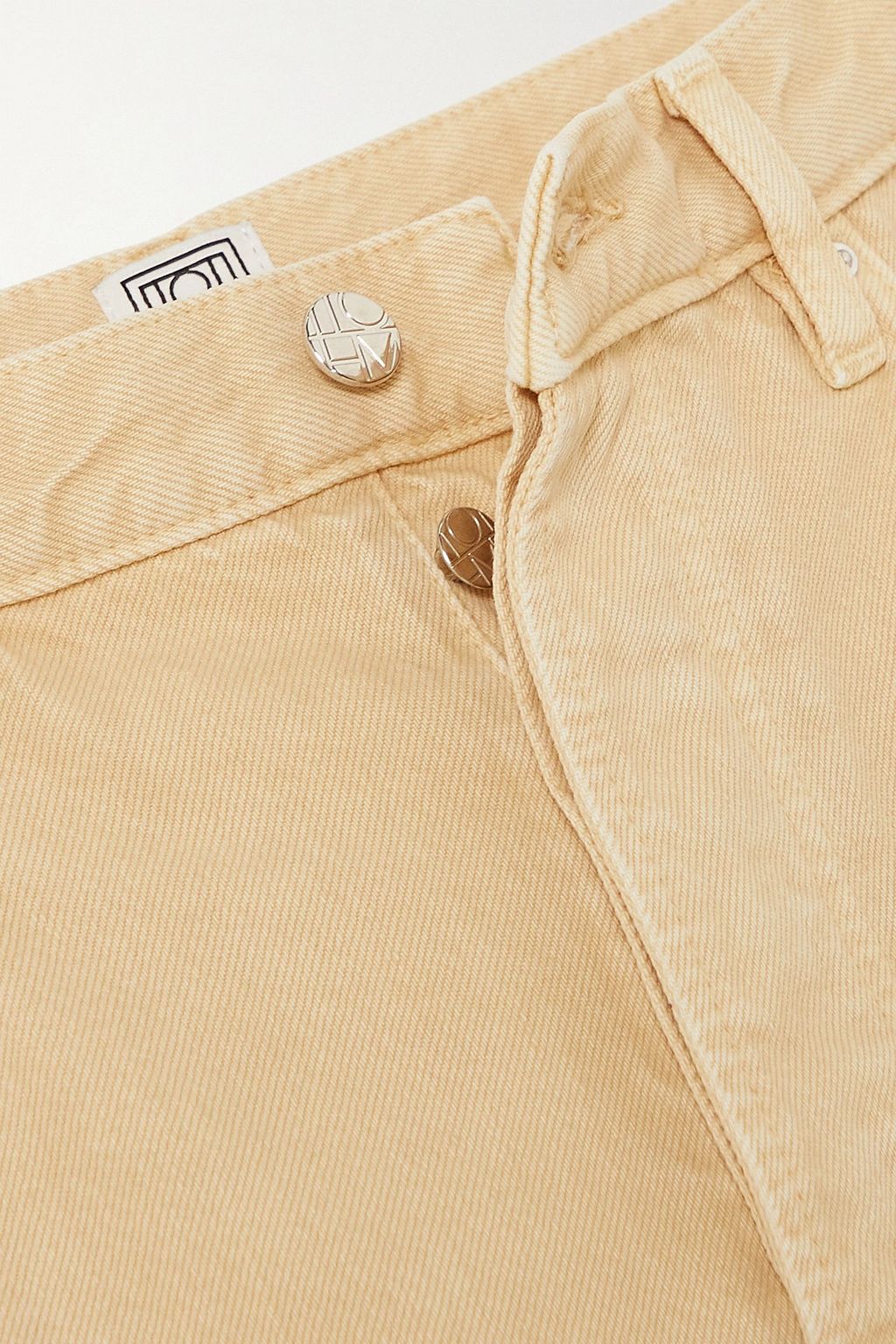 TOTEME جينز Twisted Seam بأرجل مستقيمة وخصر متوسط الارتفاع
