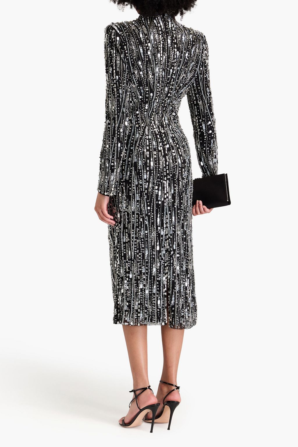 JENNY PACKHAM Embellished tulle midi dress