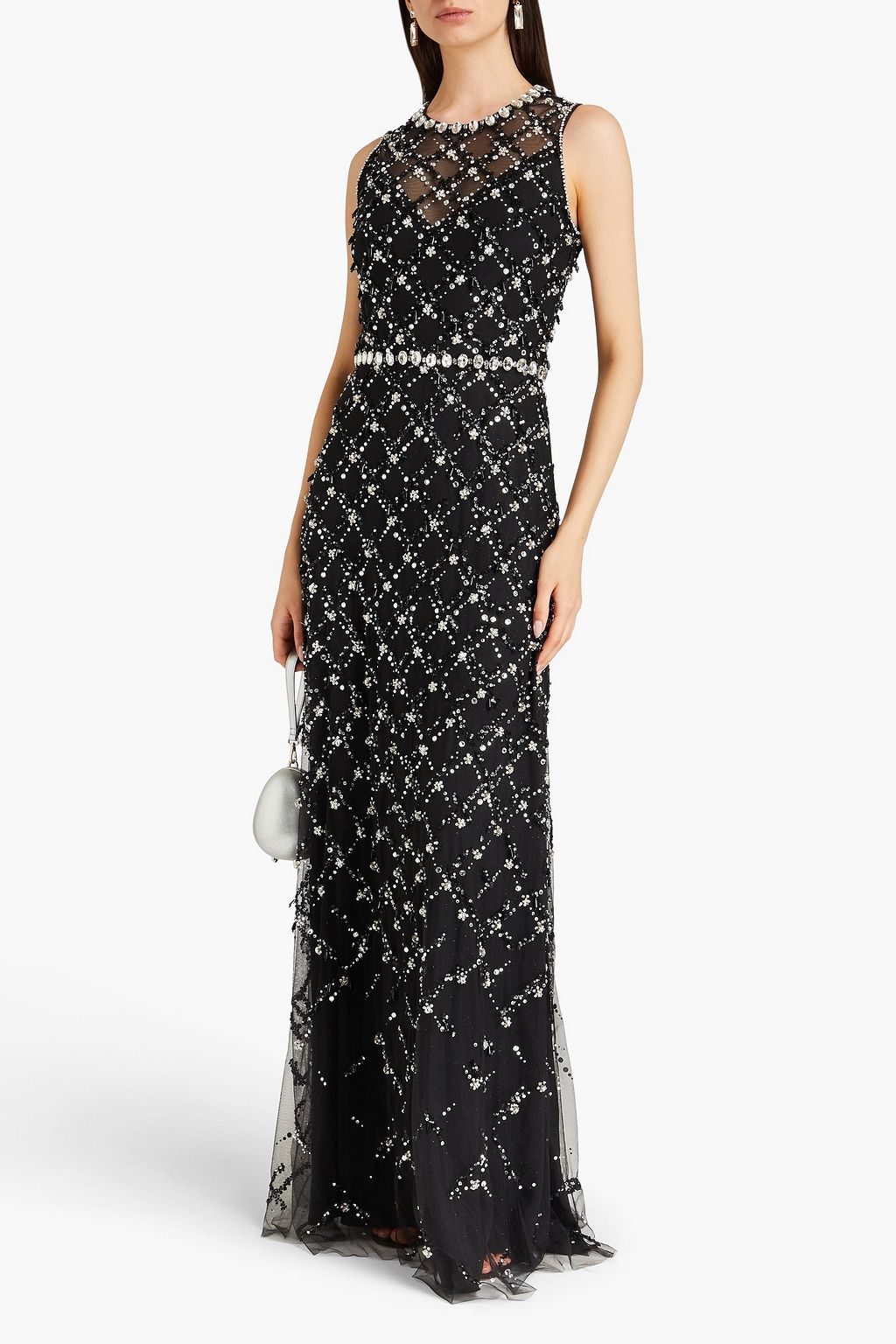 JENNY PACKHAM 장식 디테일 튤 가운