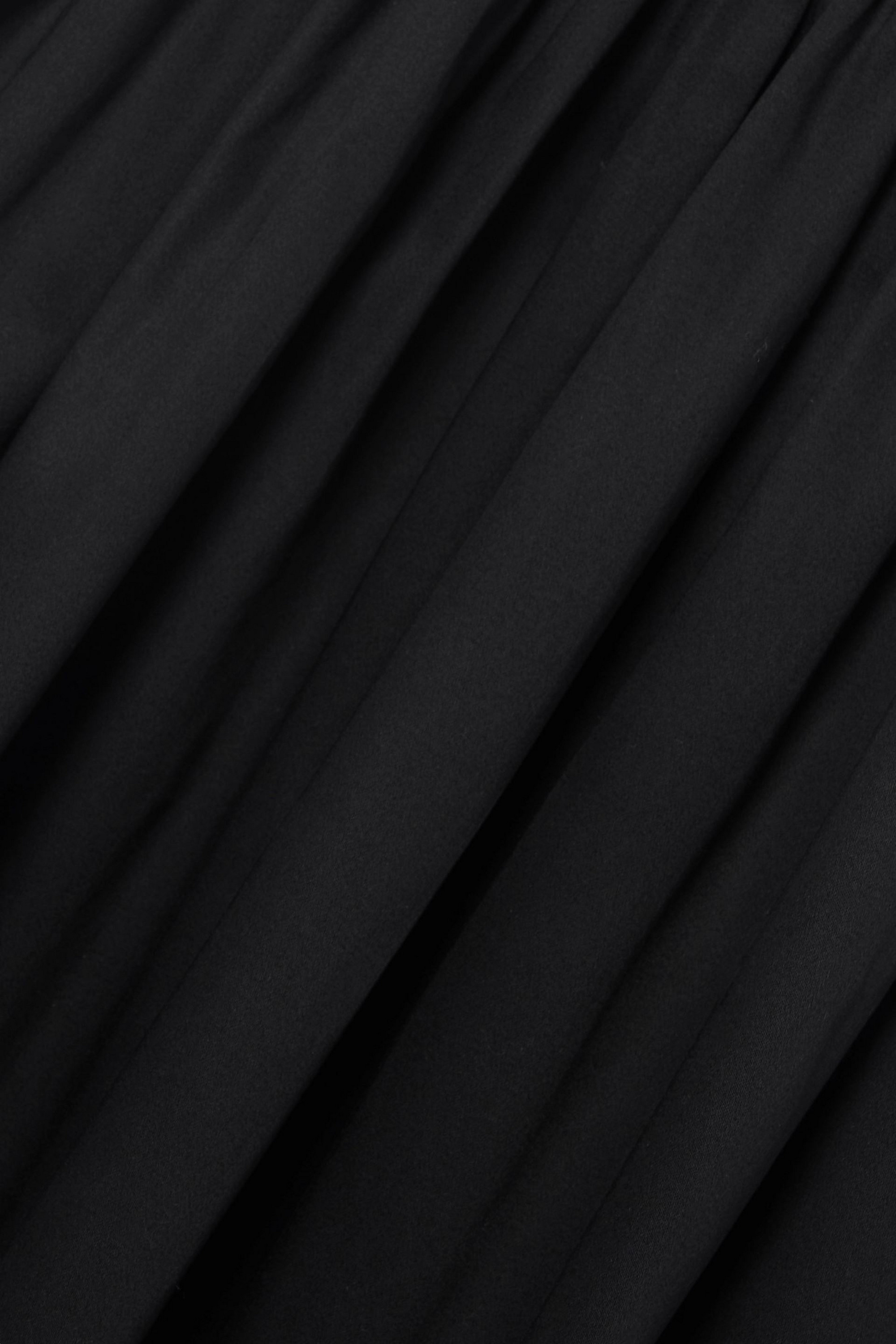 TOVE Lauryn gathered cotton-blend poplin midi dress thumbnail