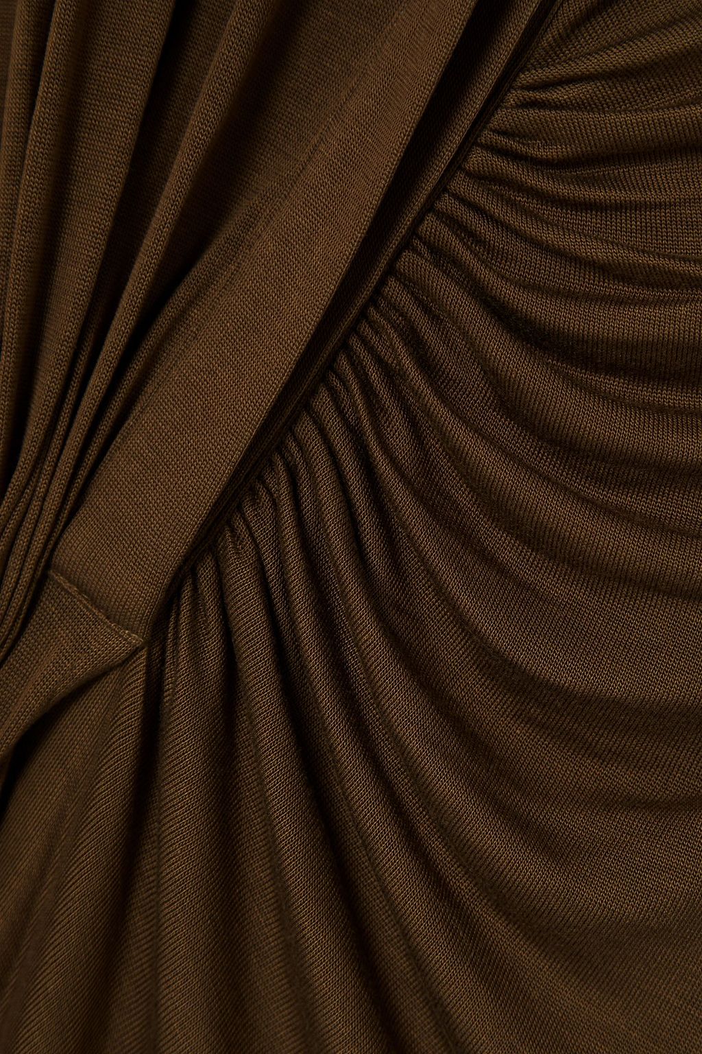 NINETY PERCENT Phylla Midikleid aus Tencel™ Lyocell mit Raffungen