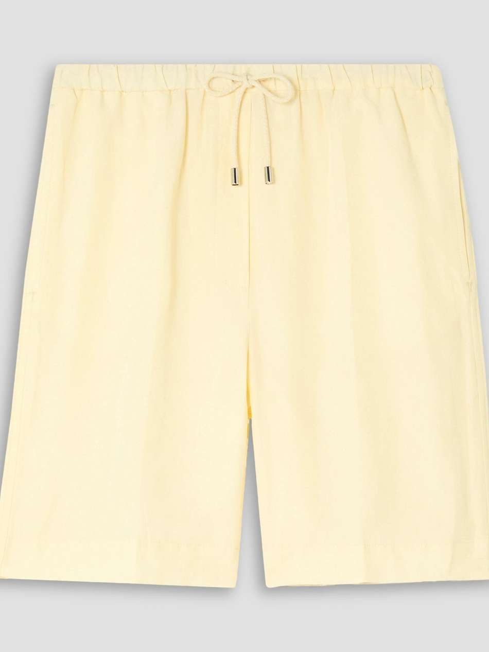 tencel™ lyocell and linen-blend shorts