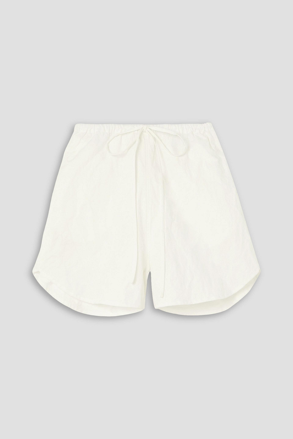 Lauren Manoogian Cotton-blend Jersey Shorts In White