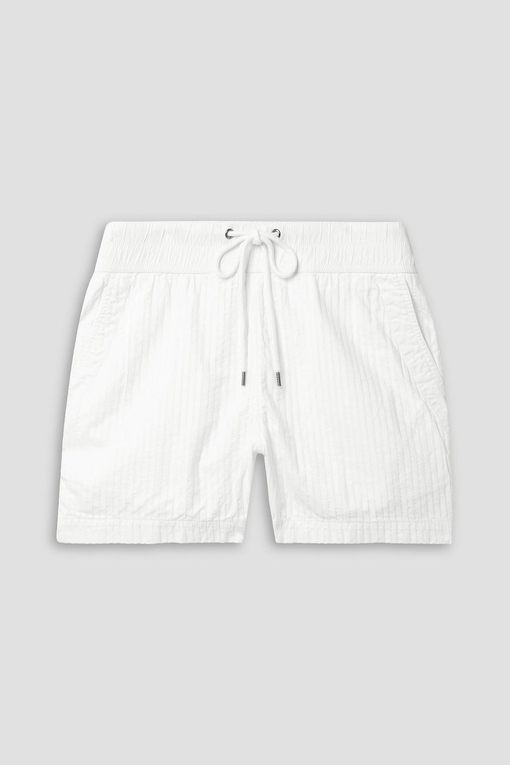 JAMES PERSE Ribbed cotton and Lyocell blend shorts THE OUTNET