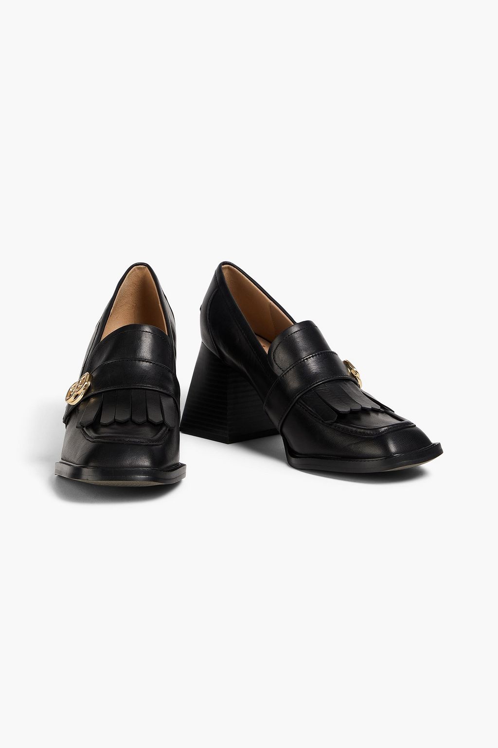 SAM EDELMAN Quinly embellished leather pumps