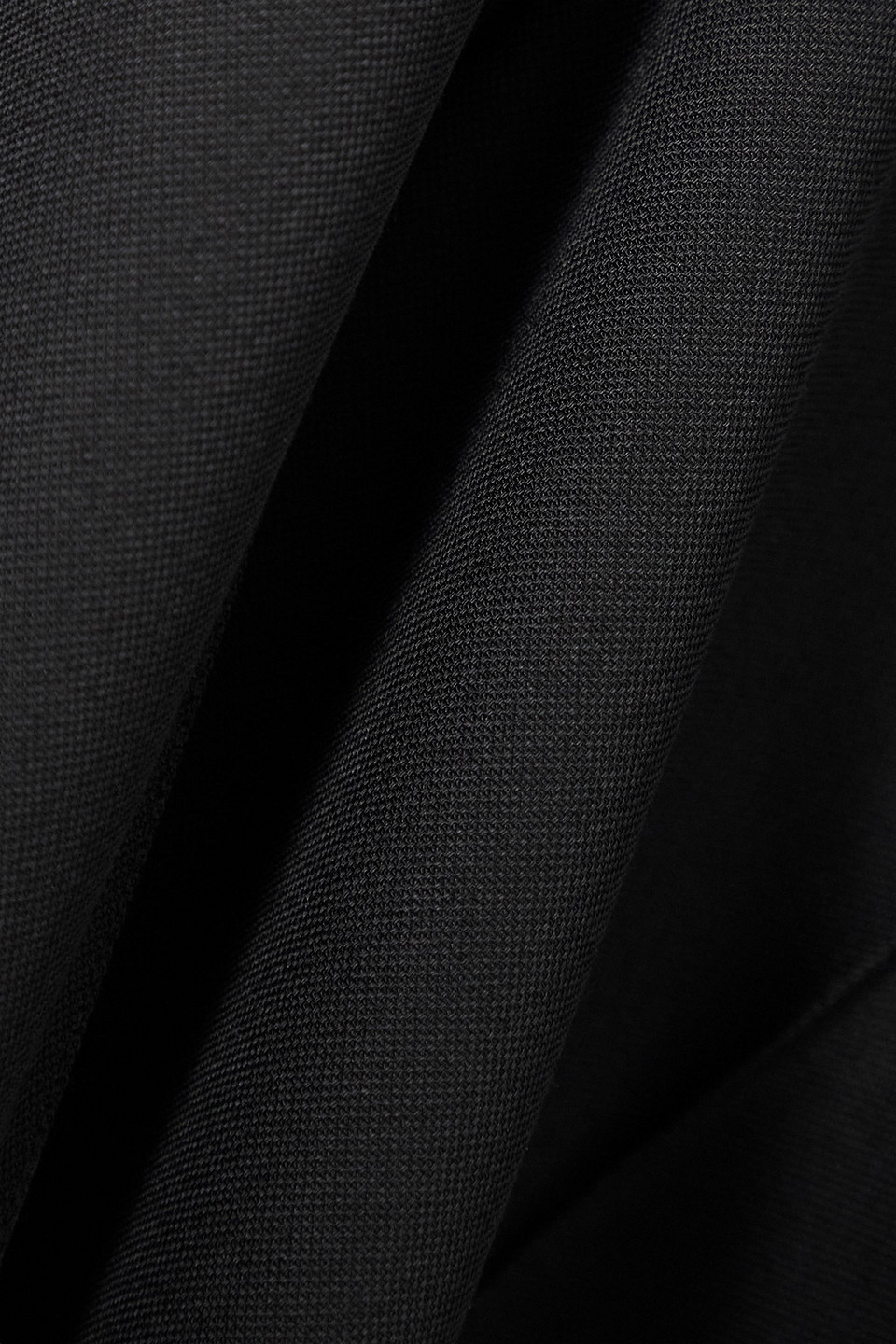 Totême Pleated Woven Tapered Pants In Black