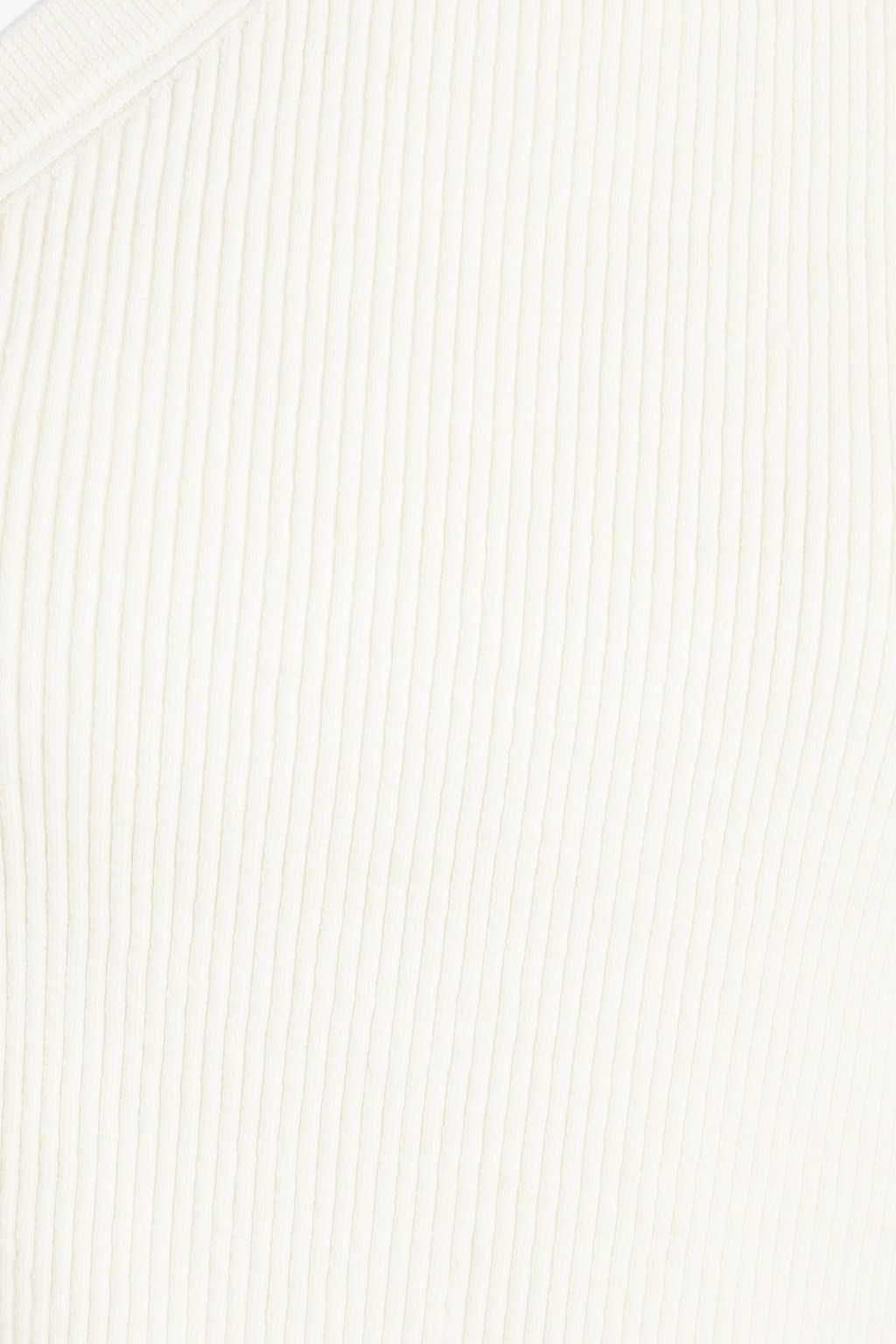 JACQUEMUS بلوزة Ascu بكتف واحدة من مزيج كتّان مضلّع