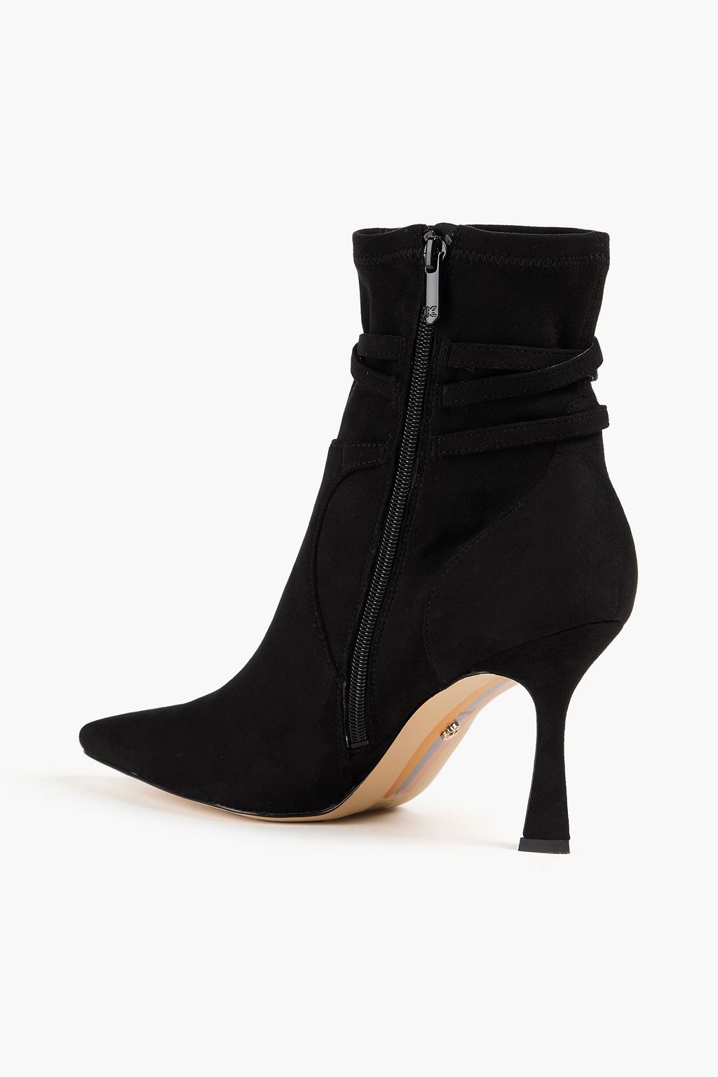 SAM EDELMAN بوت Marsella بطول الكاحل من جلد السويد الصناعي وبتصميم مزركش