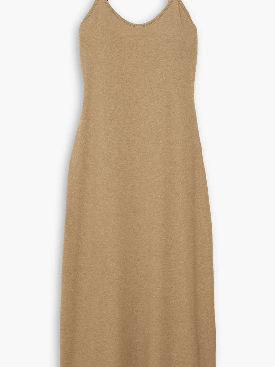 lauren brushed jersey midi dress