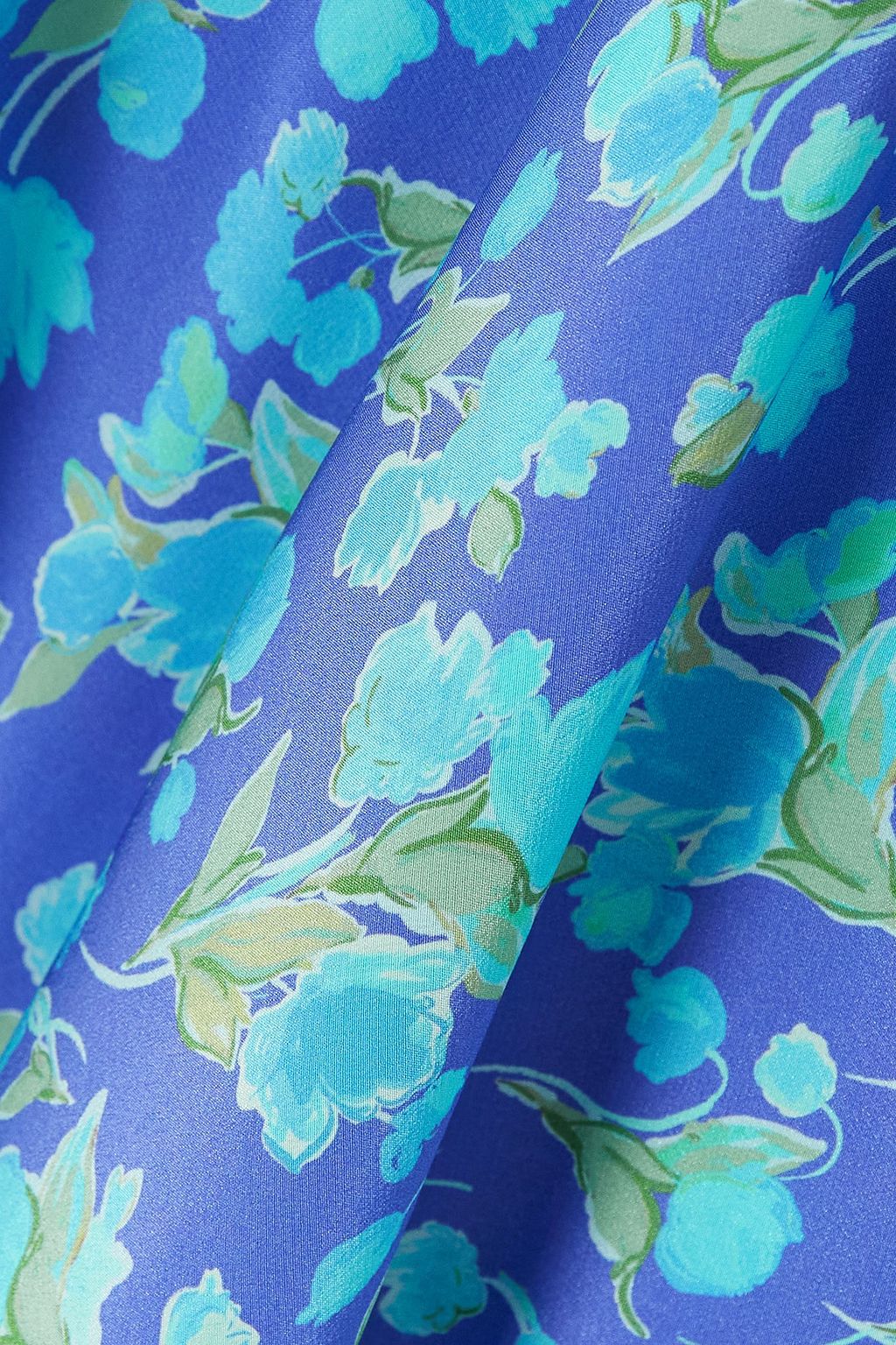 RIXO Ruffled floral-print silk crepe de chine mini dress