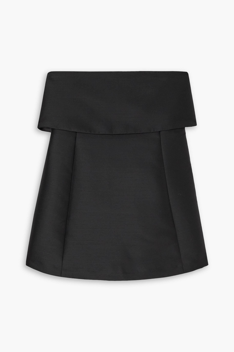 Totême Strapless Sateen Top In Black