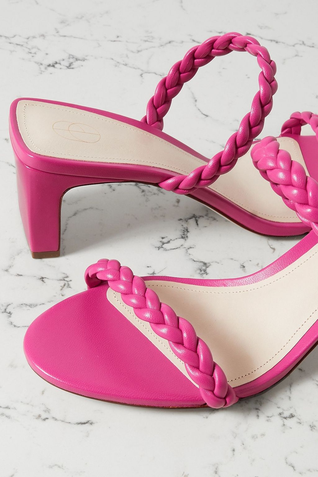 PORTE & PAIRE Braided leather mules