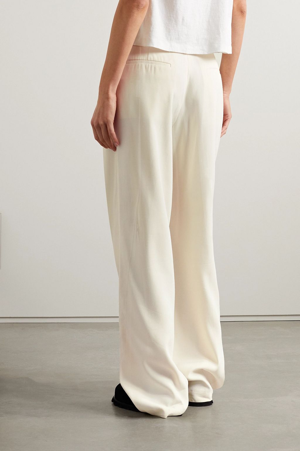 CO Twill wide-leg pants