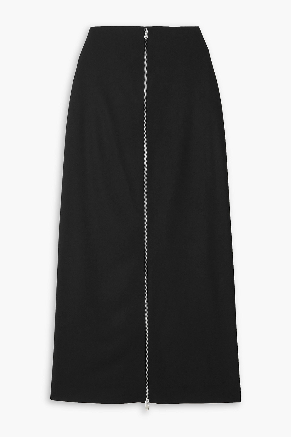 Gauchère Wool-blend Maxi Skirt In Black