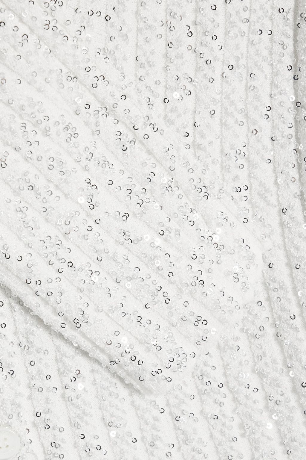 MISSONI Cropped sequin-embellished ribbed-knit cardigan
