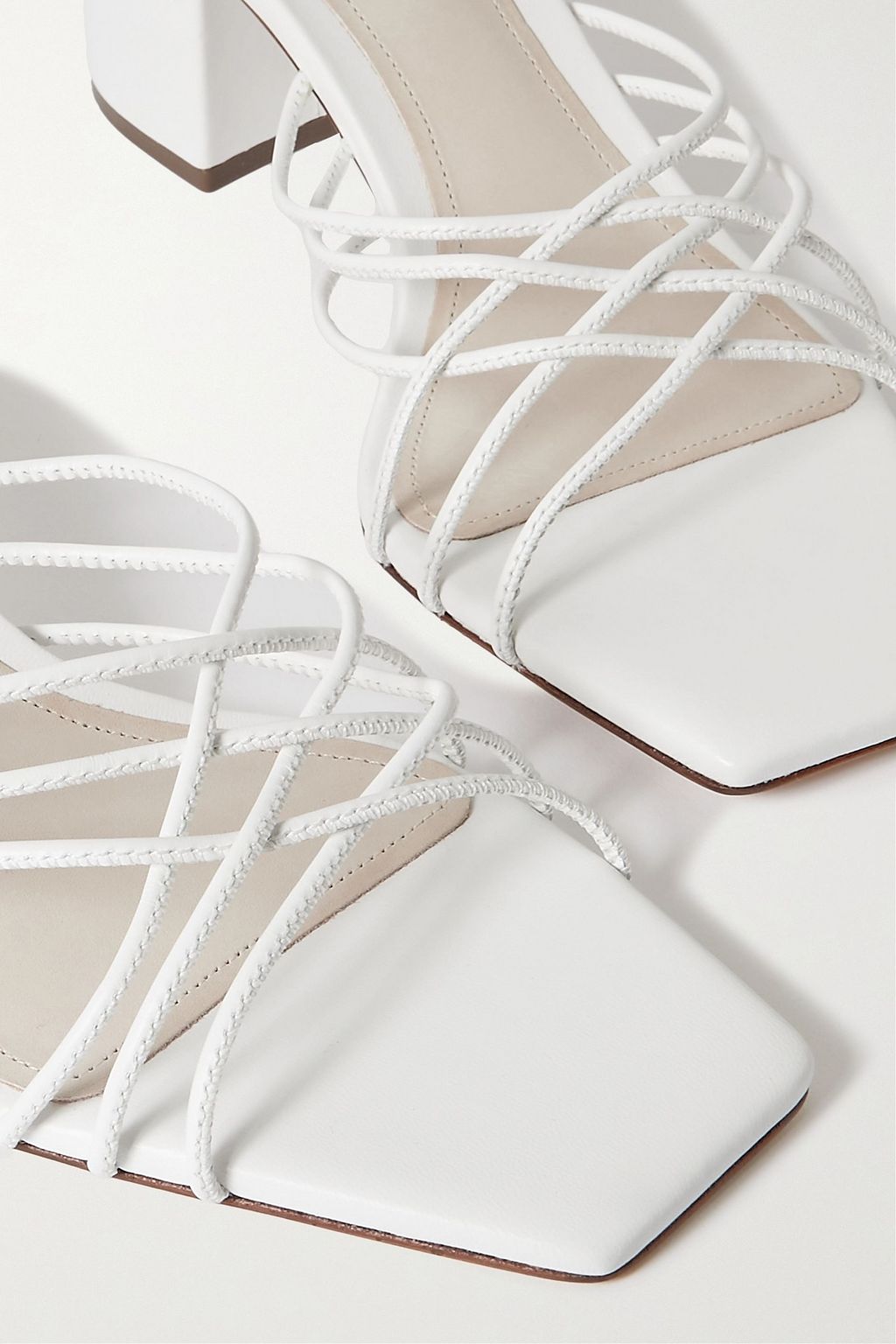 PORTE & PAIRE Leather sandals