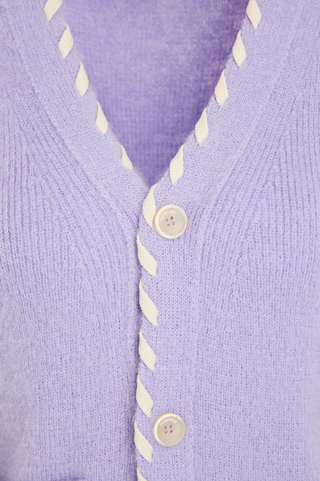 JACQUEMUS كارديغان ’لازو’ من نسيج محبوك وممشّط