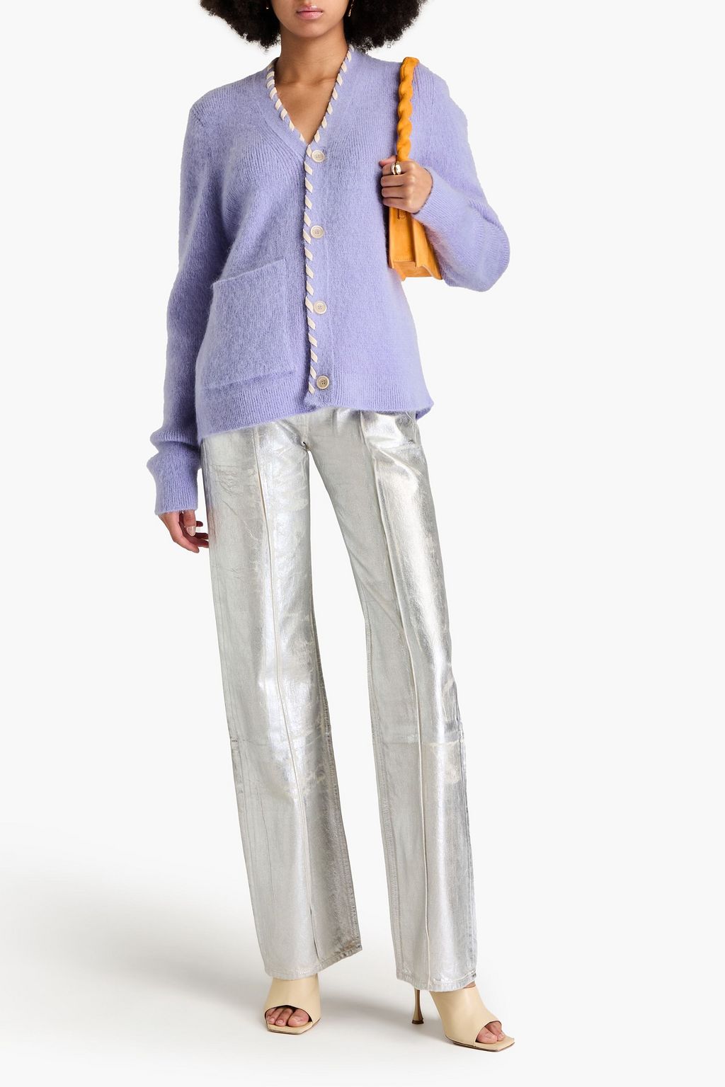 JACQUEMUS كارديغان ’لازو’ من نسيج محبوك وممشّط