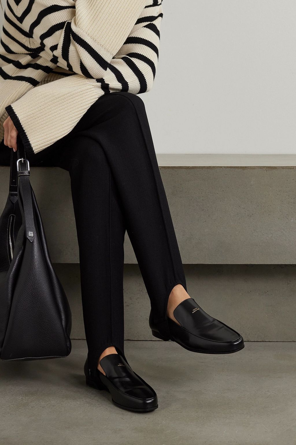 TOTEME The Oval leather loafers