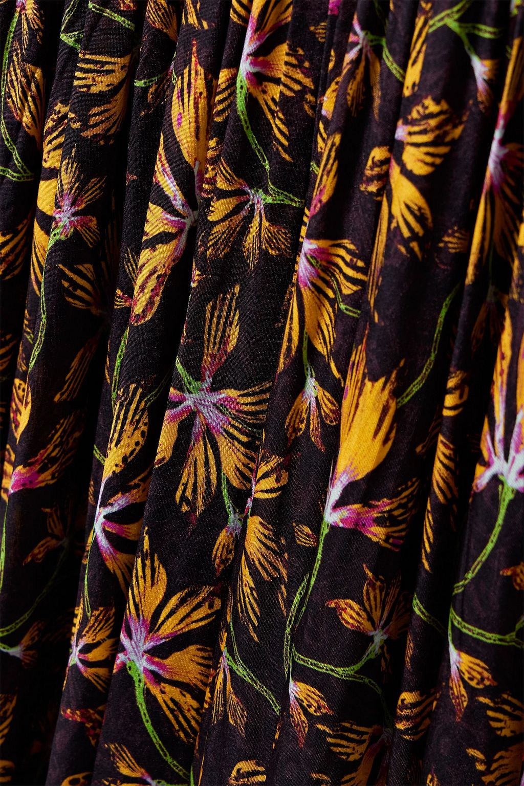 ULLA JOHNSON Fernanda floral-print stretch-jersey midi dress