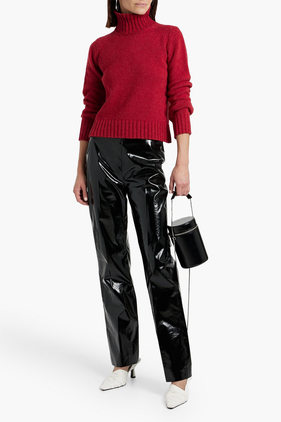 AND-DAUGHTER AUDREY WOOL TURTLENECK SWEATER