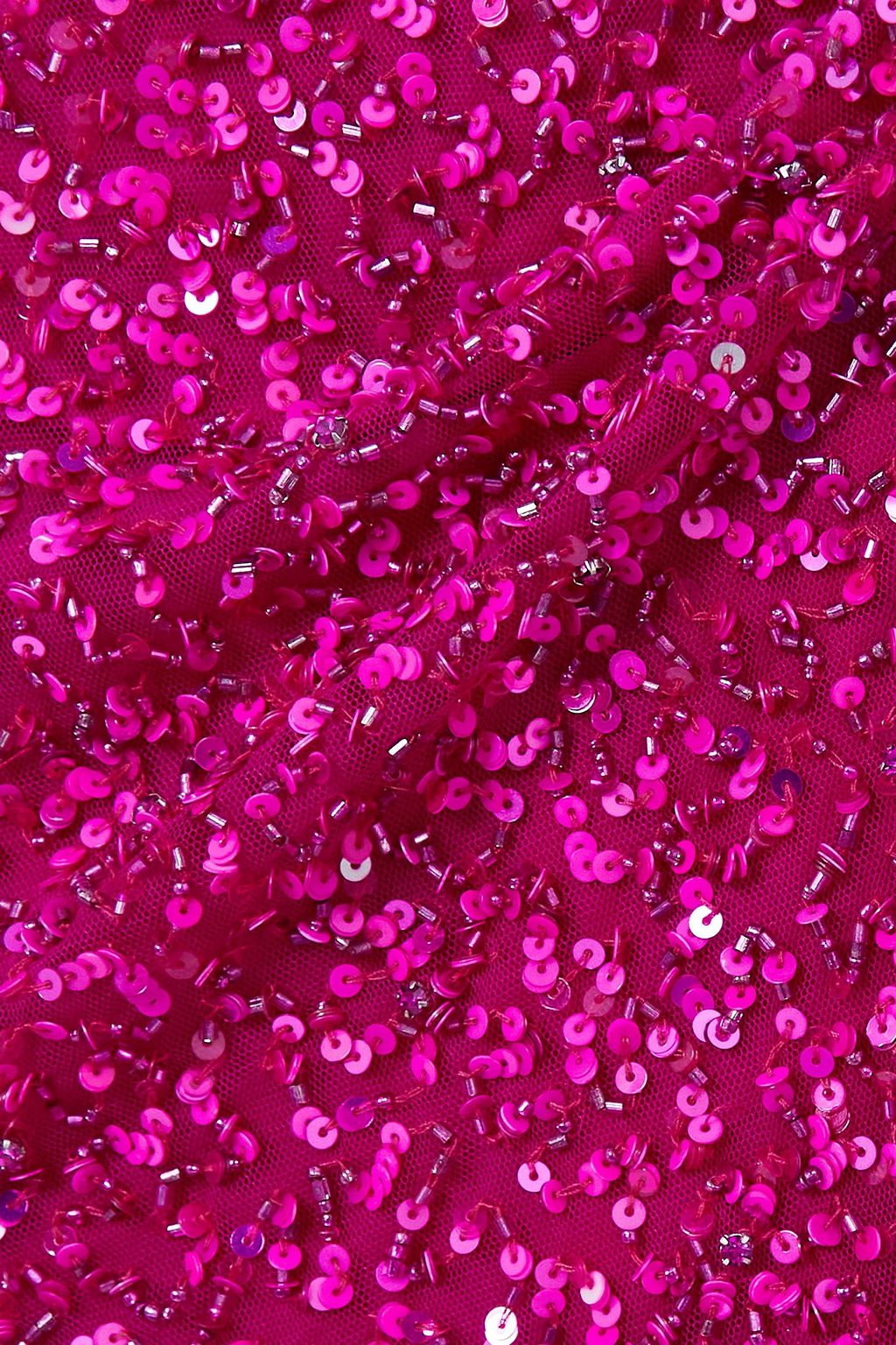 RETROFÊTE Blair sequined tulle maxi dress