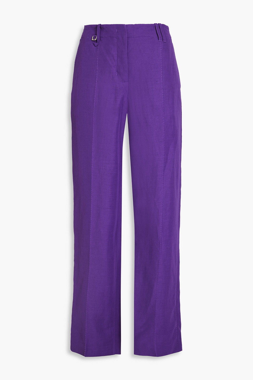 Jacquemus Le Pantalon Cordao Twill Straight-leg Pants In Purple