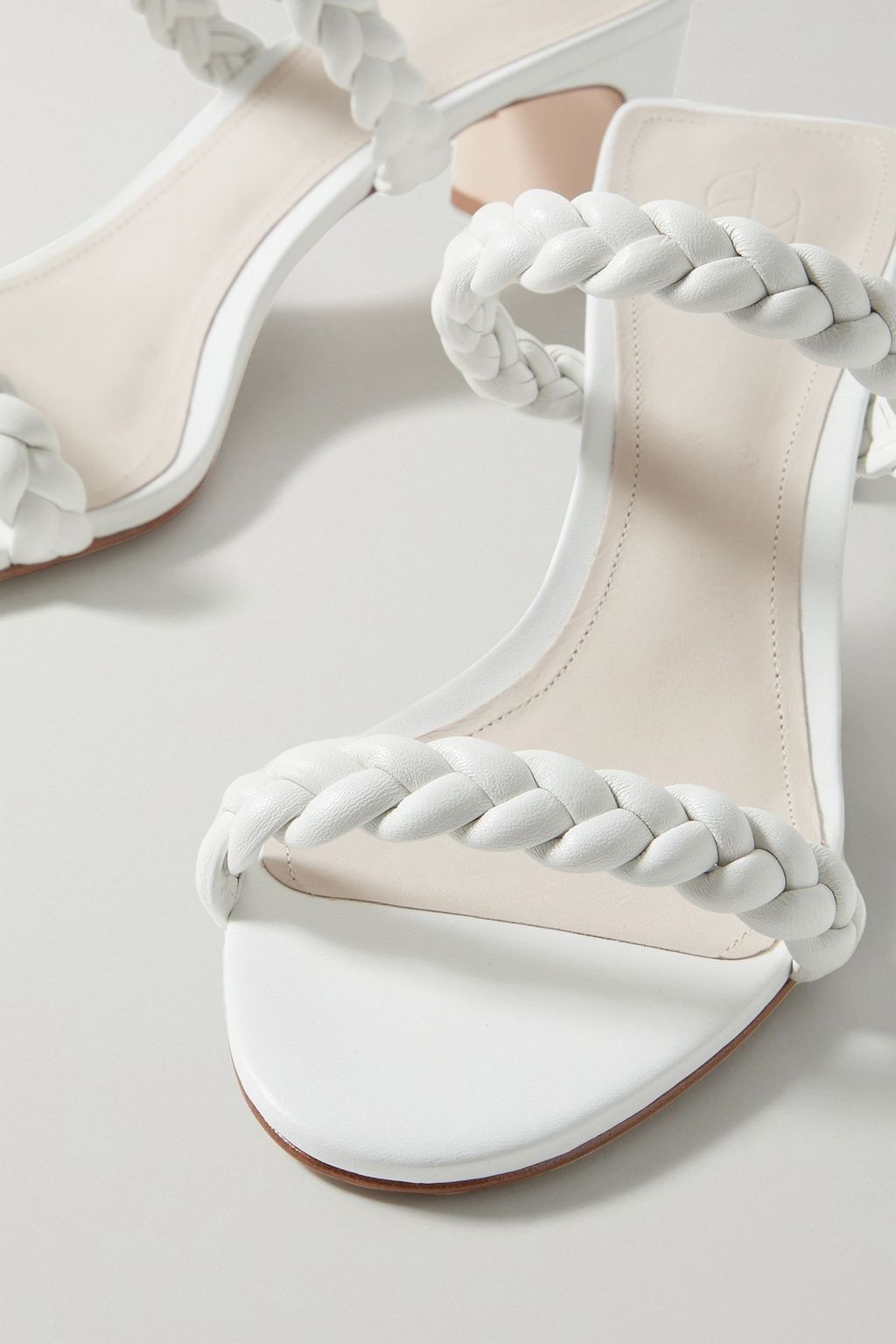 PORTE & PAIRE Braided leather mules