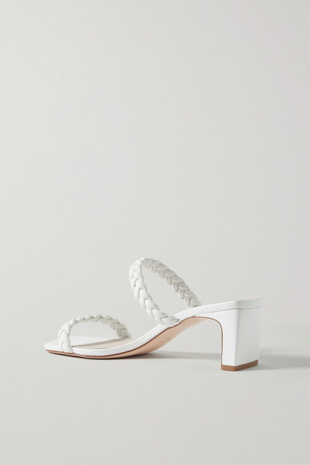 PORTE & PAIRE Braided leather mules