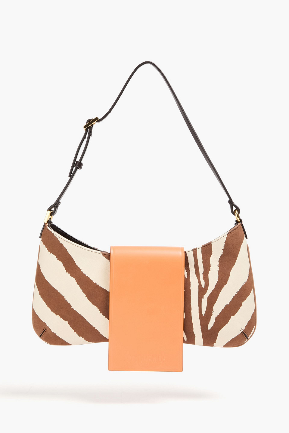 Jacquemus Le Bisou Zebra-print Leather Shoulder Bag In Animal Print