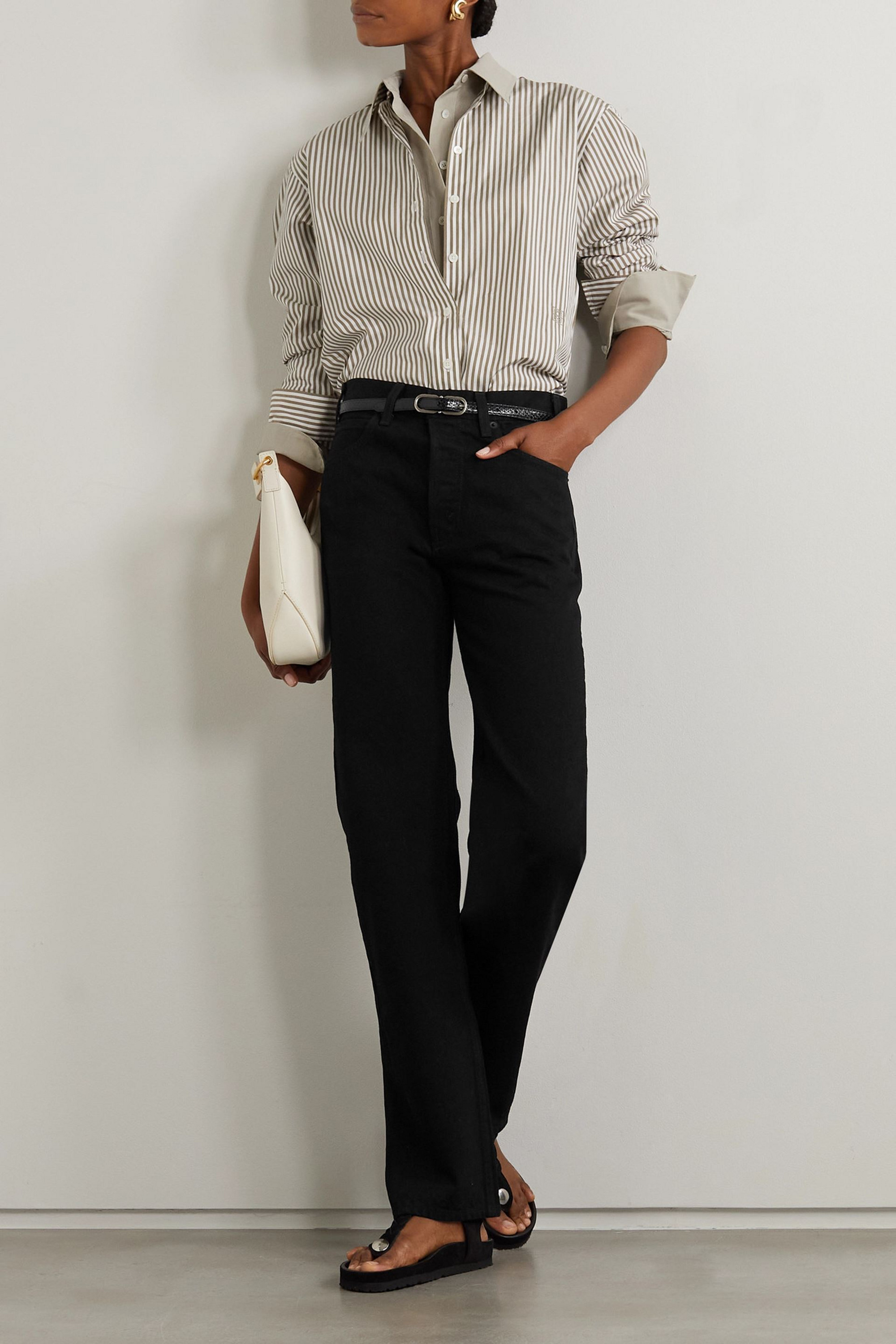 Nili Lotan Smith high-rise straight-leg jeans