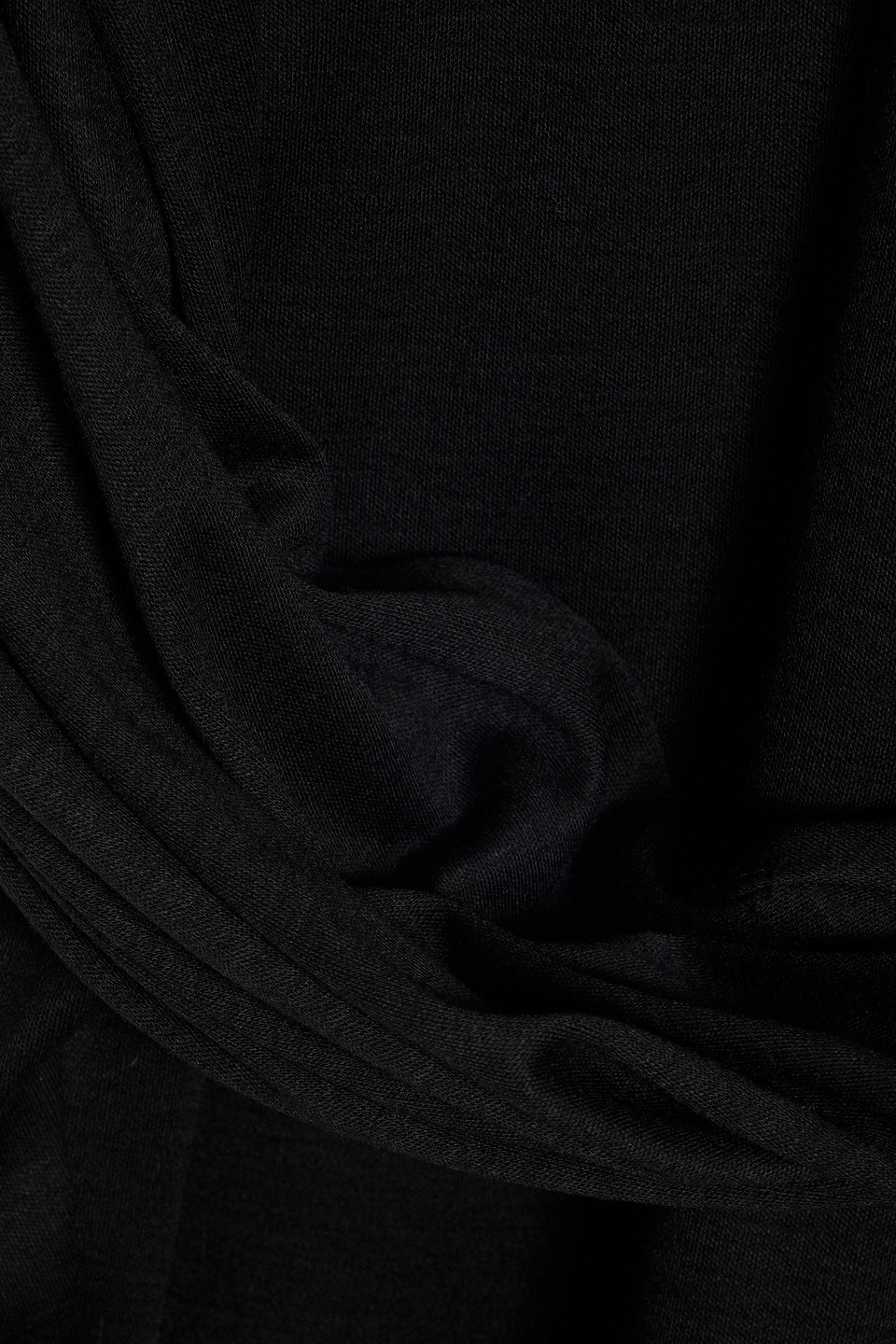 Isabel Marant Gavina Wool-jersey Turtleneck Top In Black